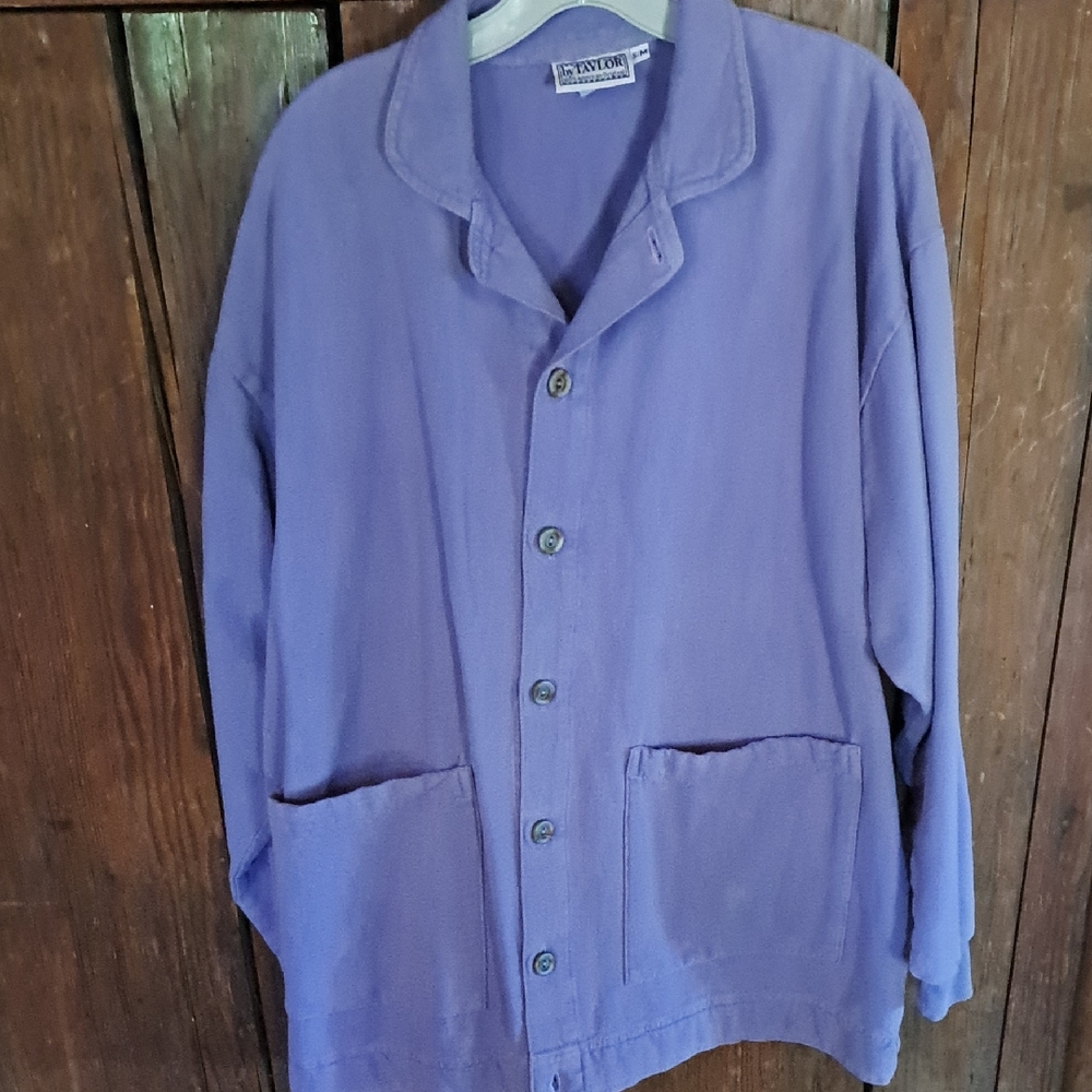 Taylor Lavender Size S/M (Oversized) 100% Cotton Casual Jacket